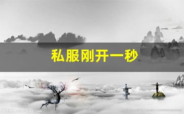 热血江湖sf网：私服刚开一秒(新开一秒传
