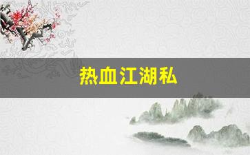 热血江湖私(热血江湖私发网 玩家等级达到