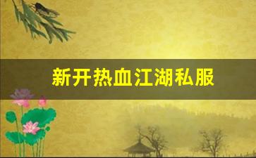热血sf：新开热血江湖私服 (5)